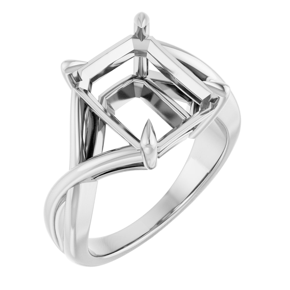 Claw-Prong Solitaire Engagement Ring