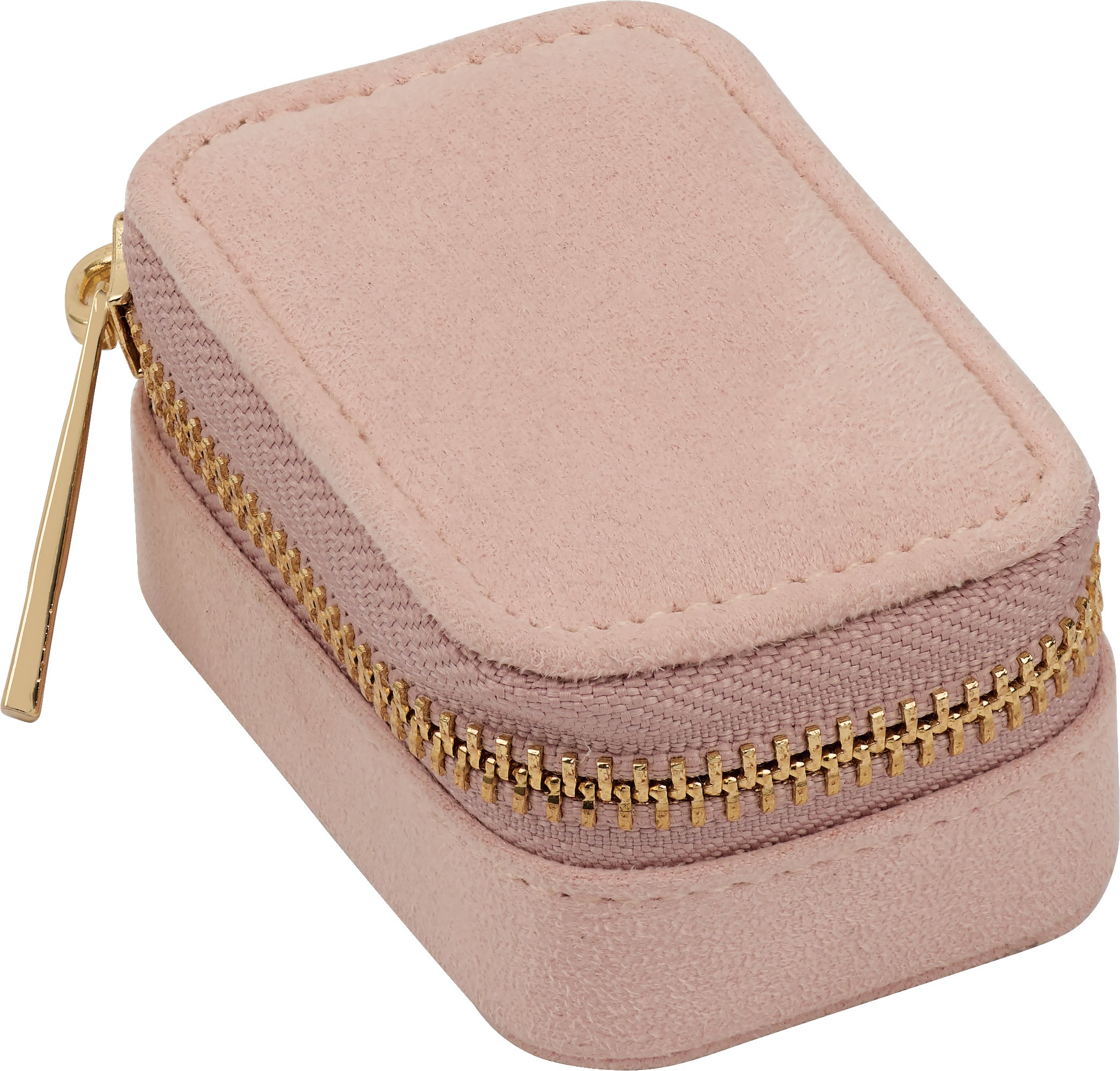 Suede Travel Case Keychain