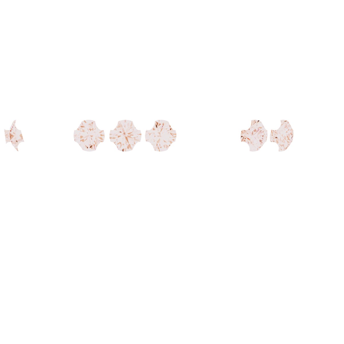 4-Prong Pre-Notched Claw Hidden Halo-Style Peg Setting