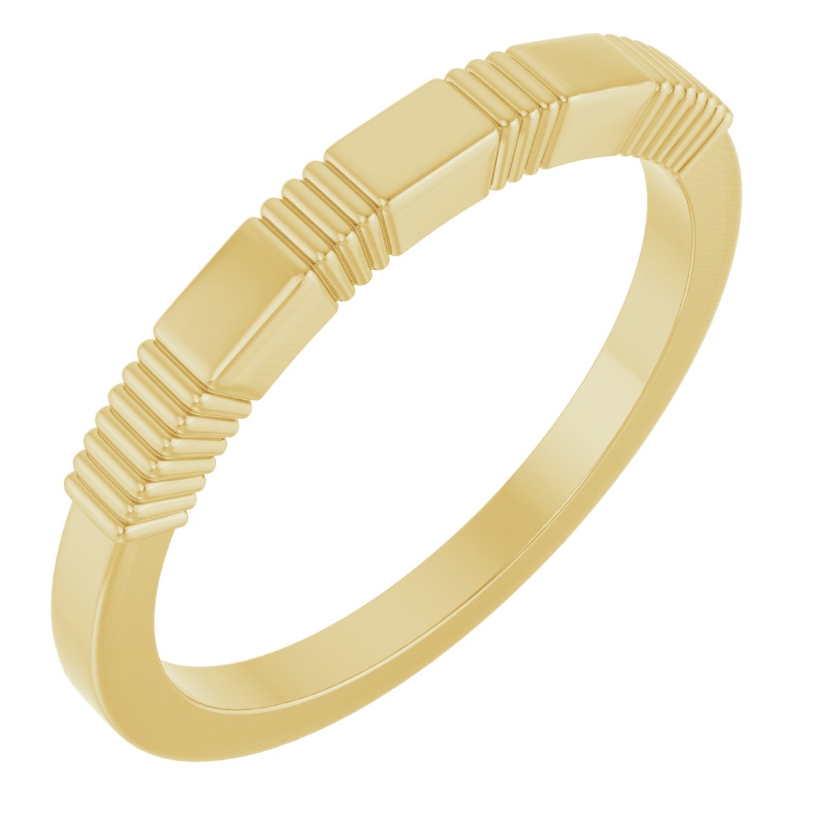 Engravable Stackable Family Ring