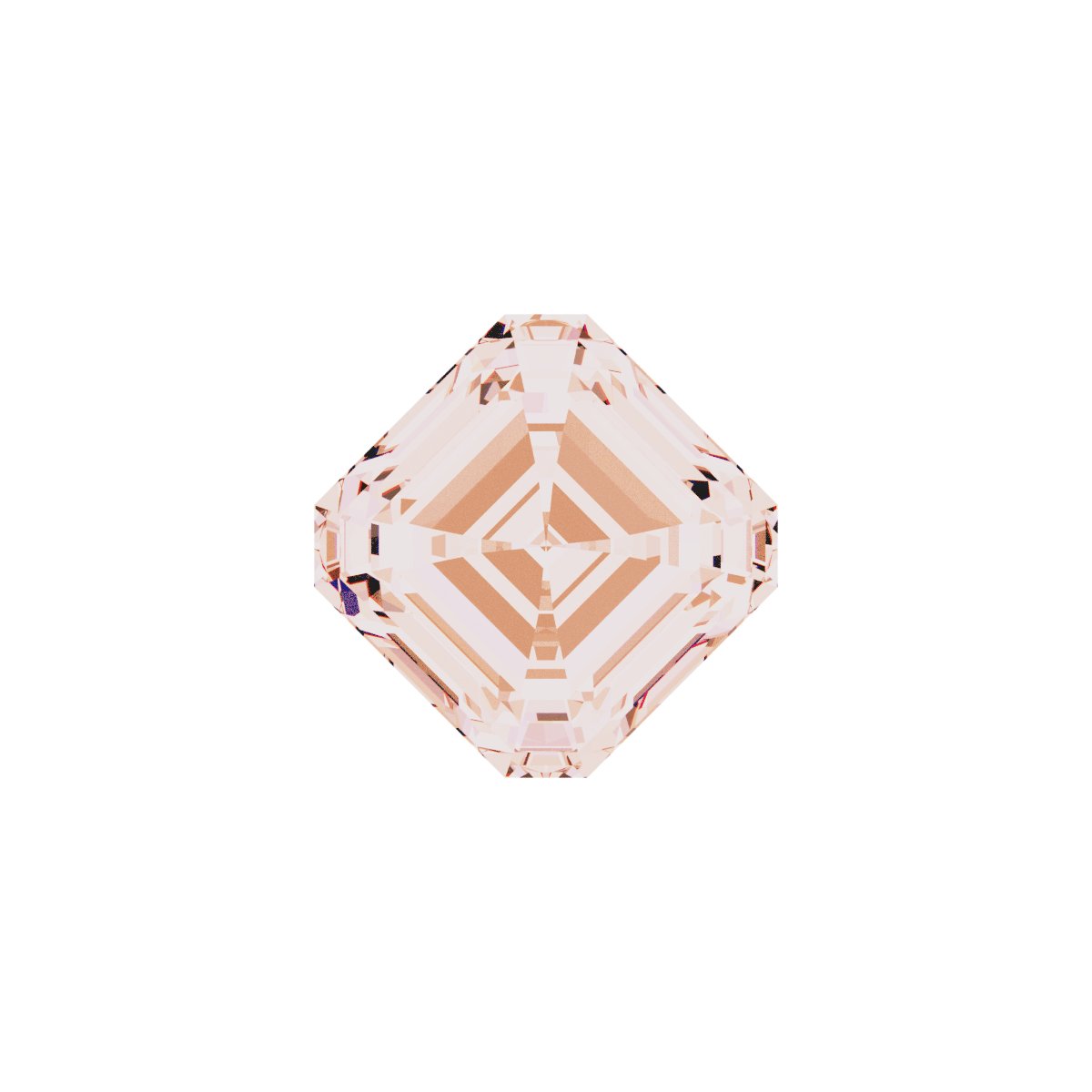 Asscher Bezel-Set Link