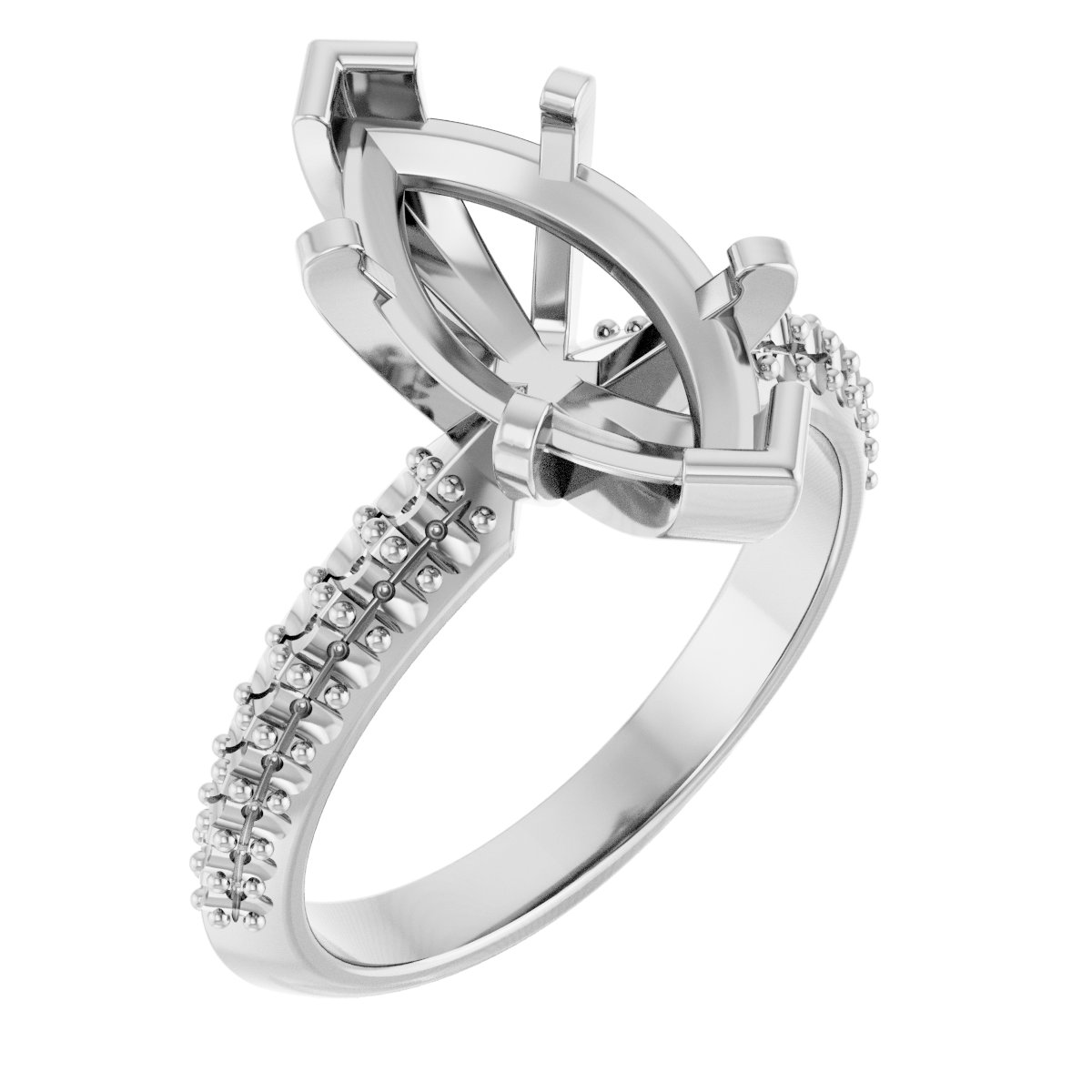 Knife-Edge Engagement Ring