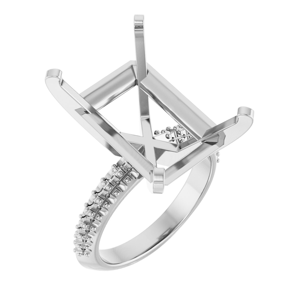 Knife-Edge Engagement Ring