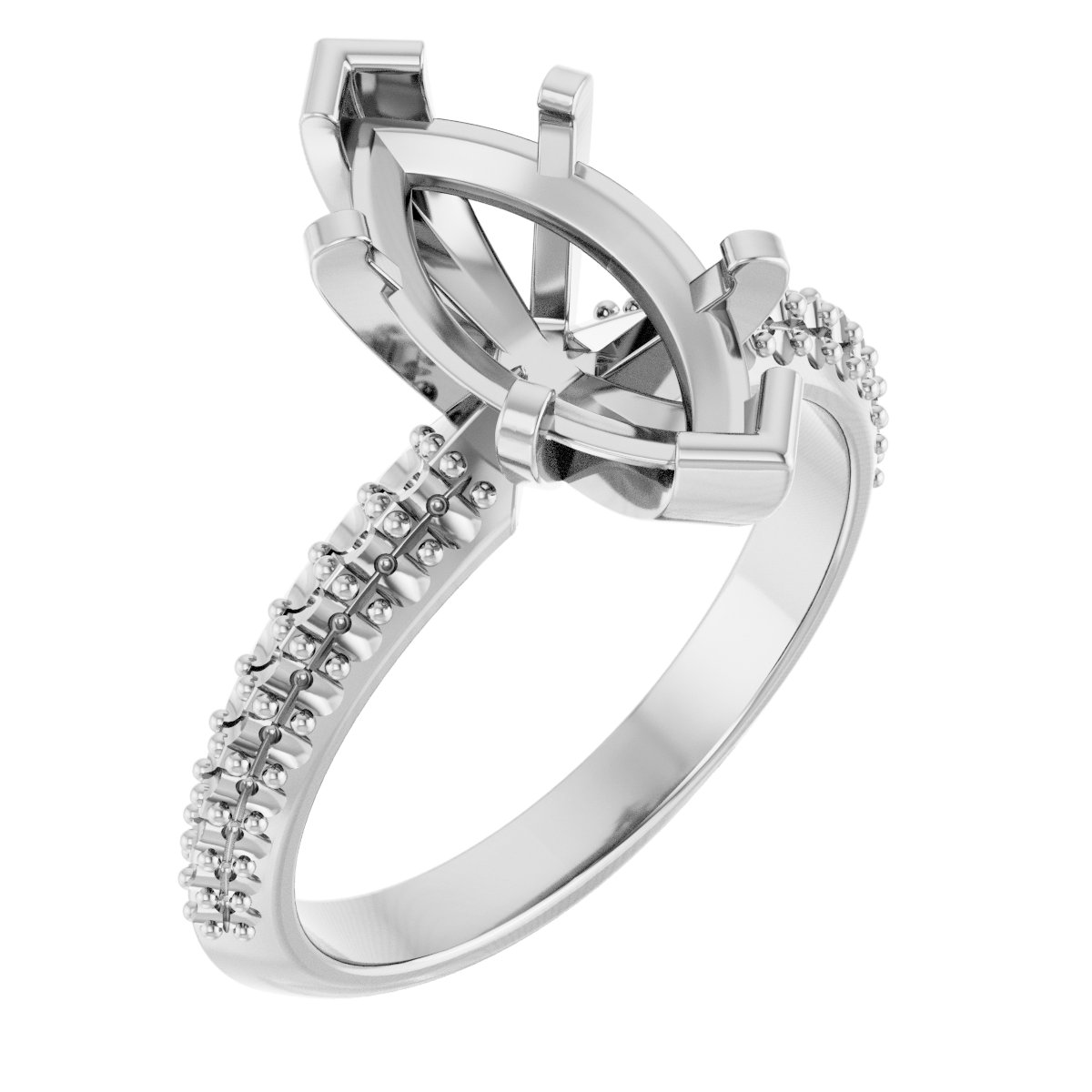 Knife-Edge Engagement Ring