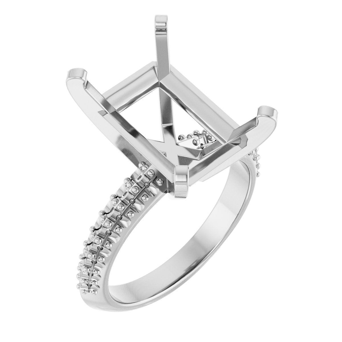 Knife-Edge Engagement Ring
