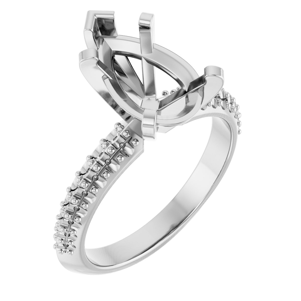 Knife-Edge Engagement Ring