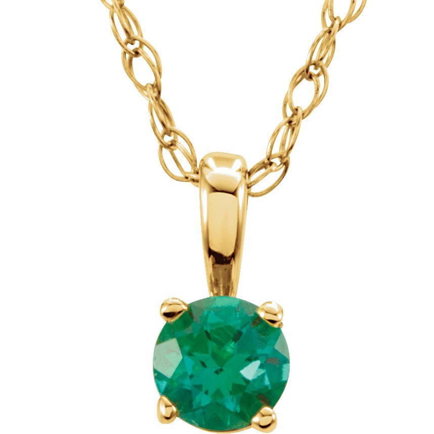 Imitation on sale emerald necklace