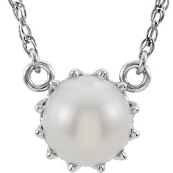 Freshwater Cultured Pearl Crown Necklace or Mounting