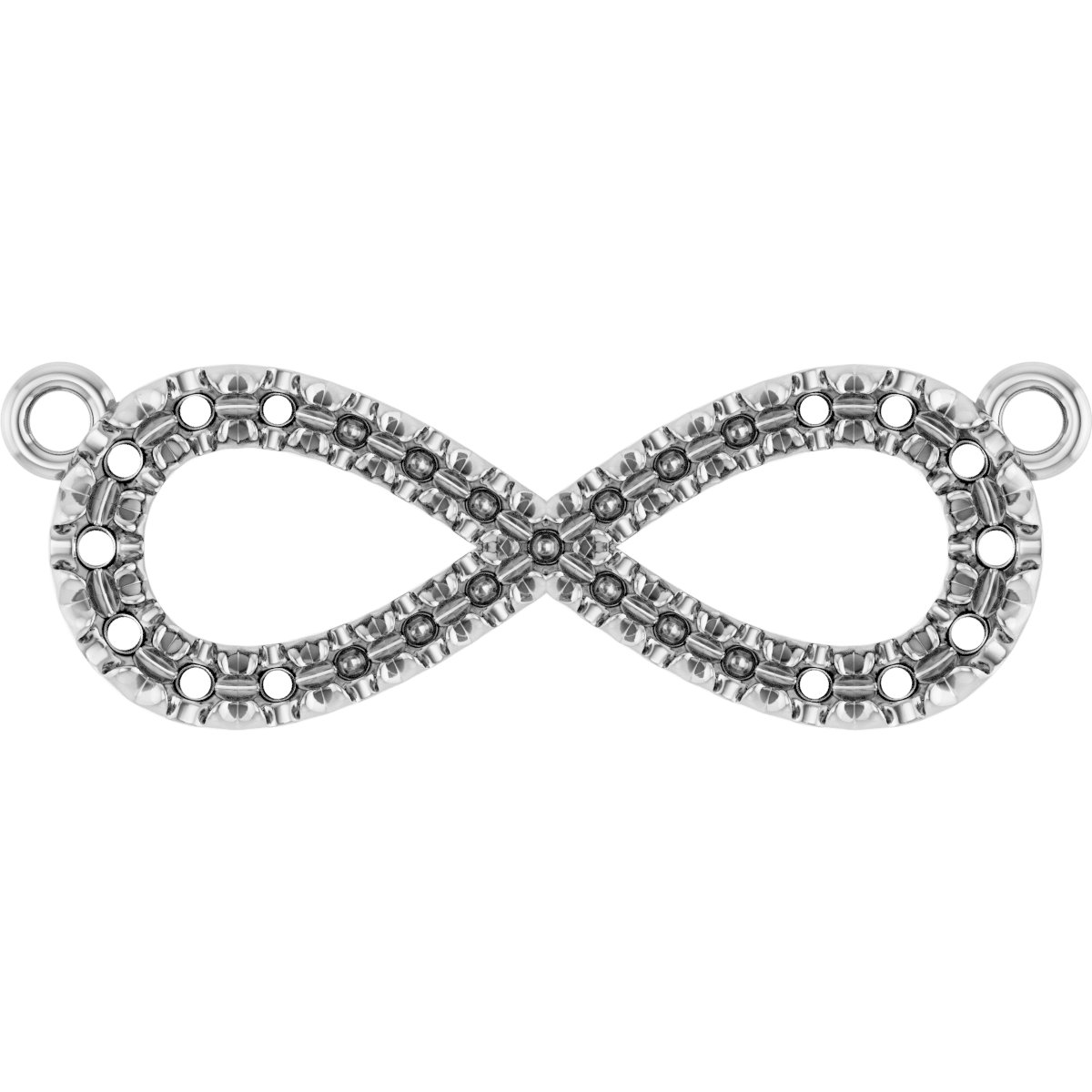 Accented Infinity-Inspired Necklace Center