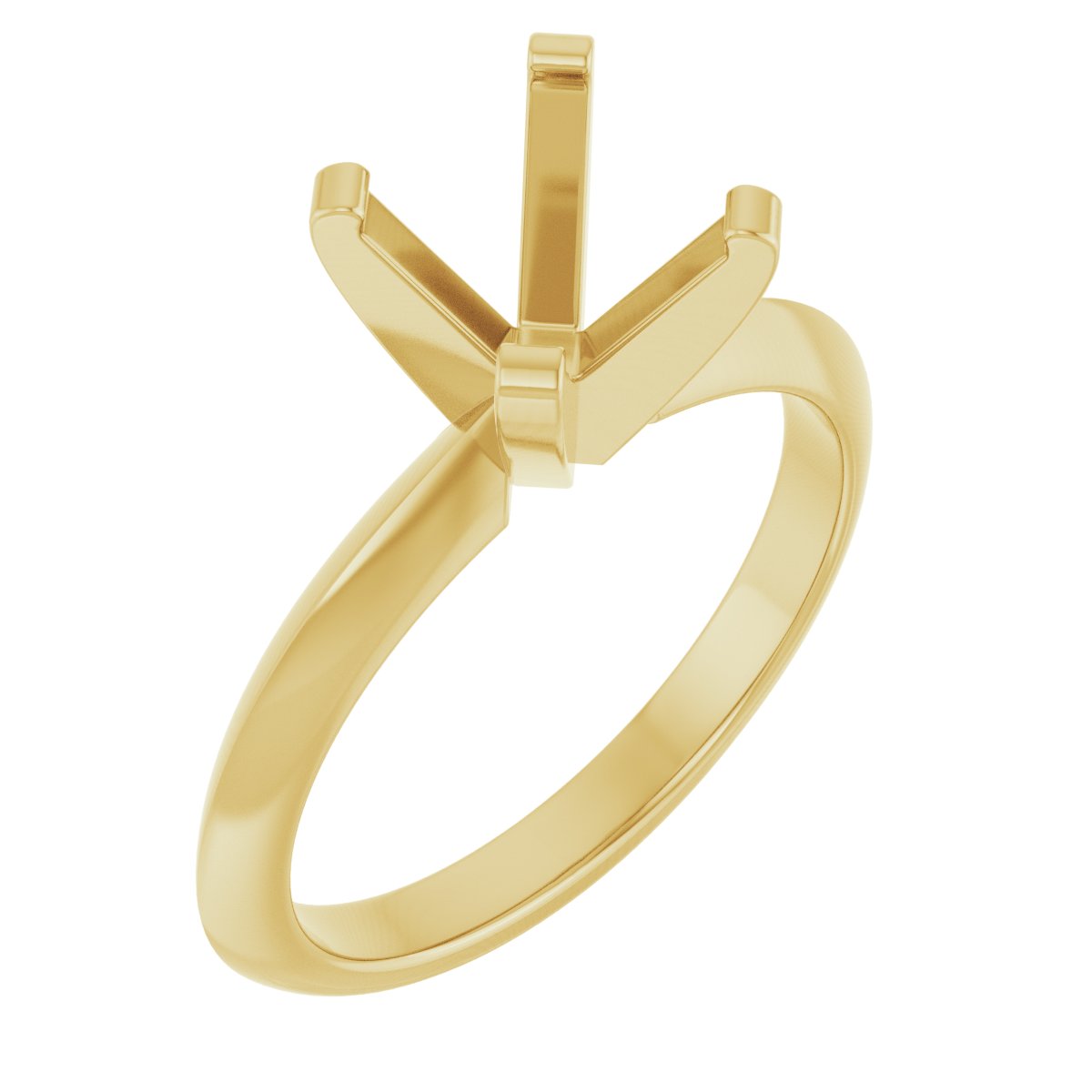 Knife-Edge Engagement Ring