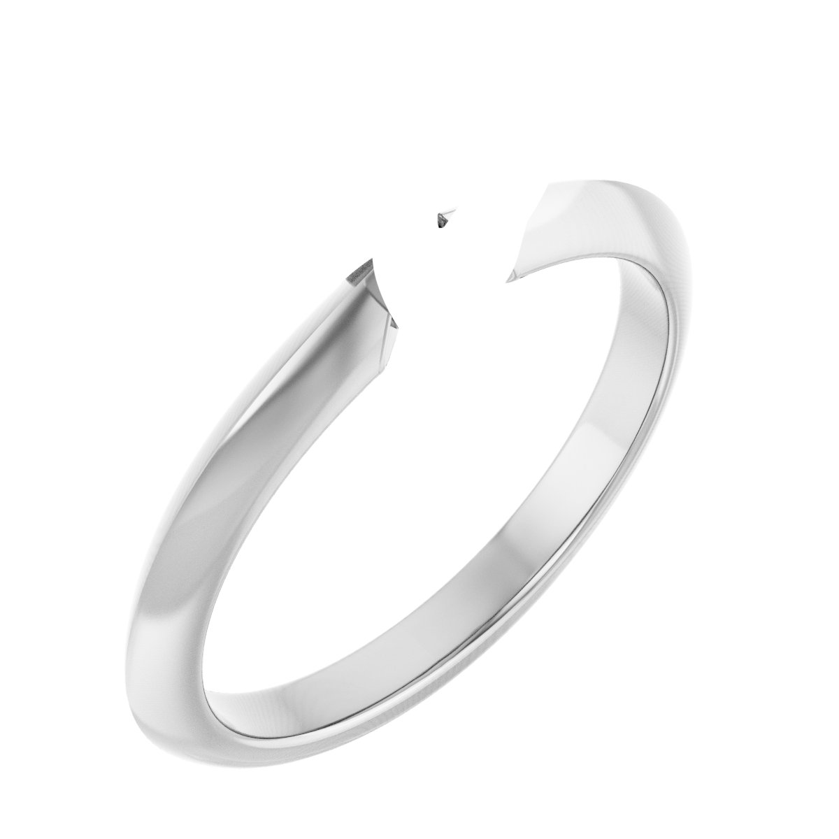 Knife-Edge Engagement Ring