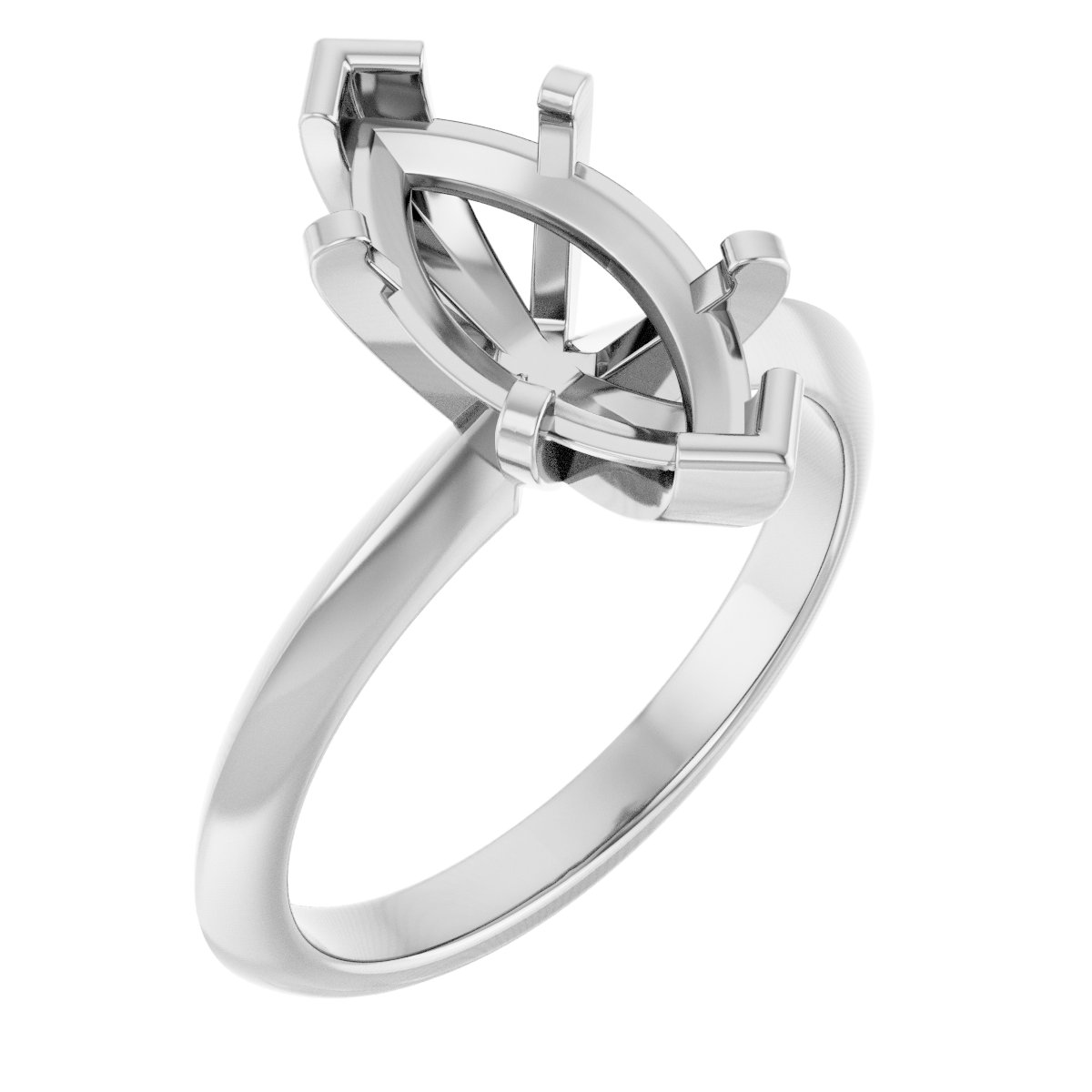 Knife-Edge Engagement Ring