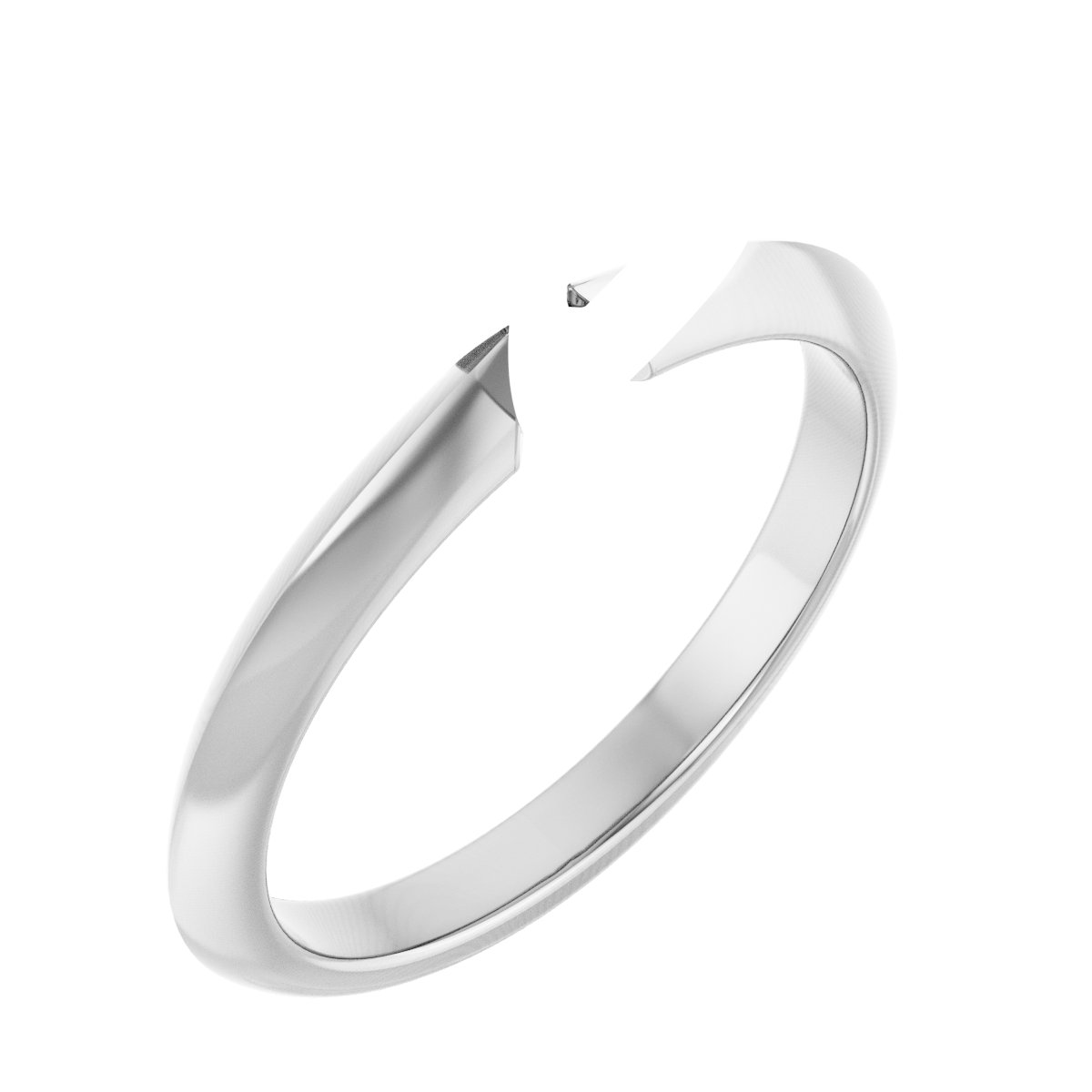 Knife-Edge Engagement Ring