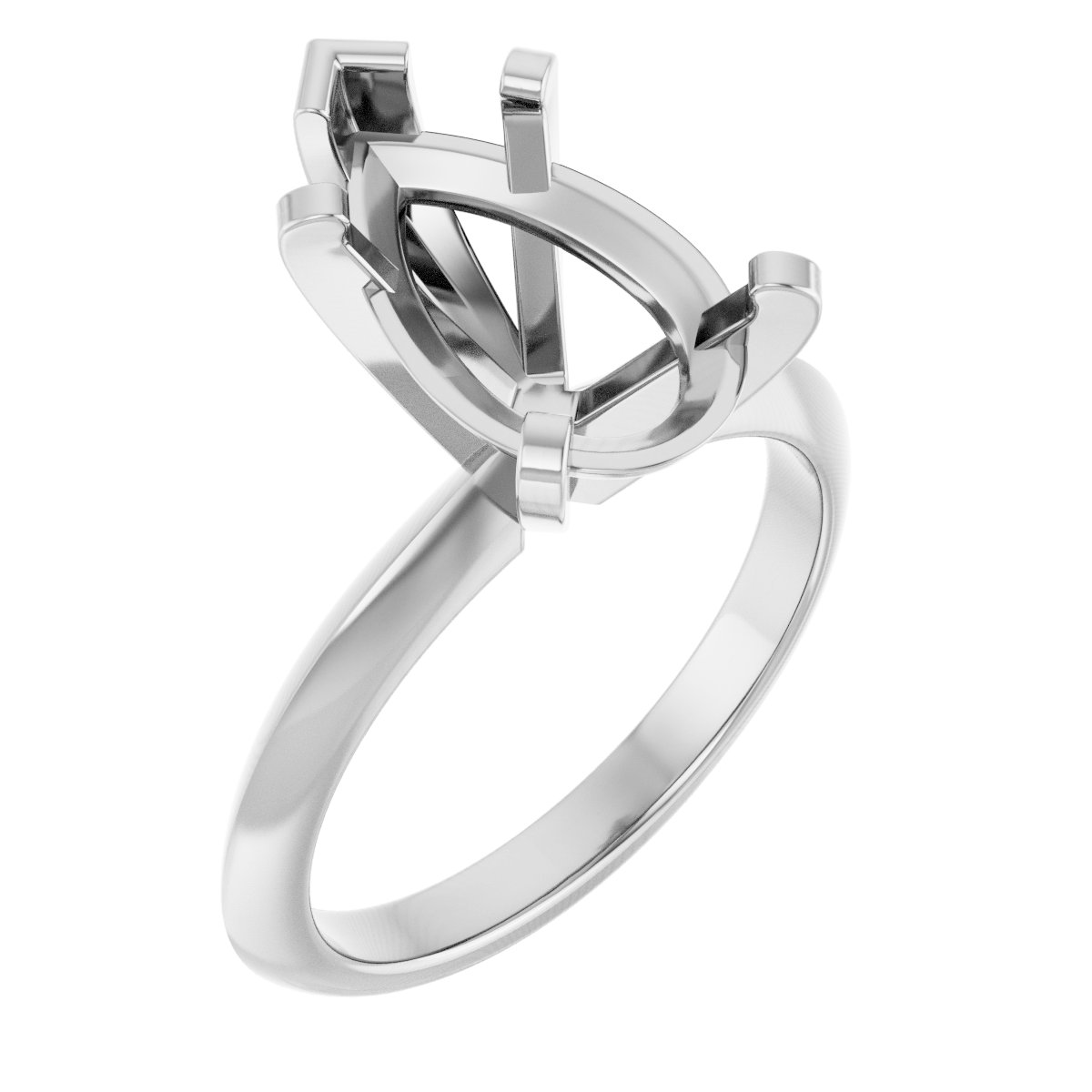 Knife-Edge Engagement Ring
