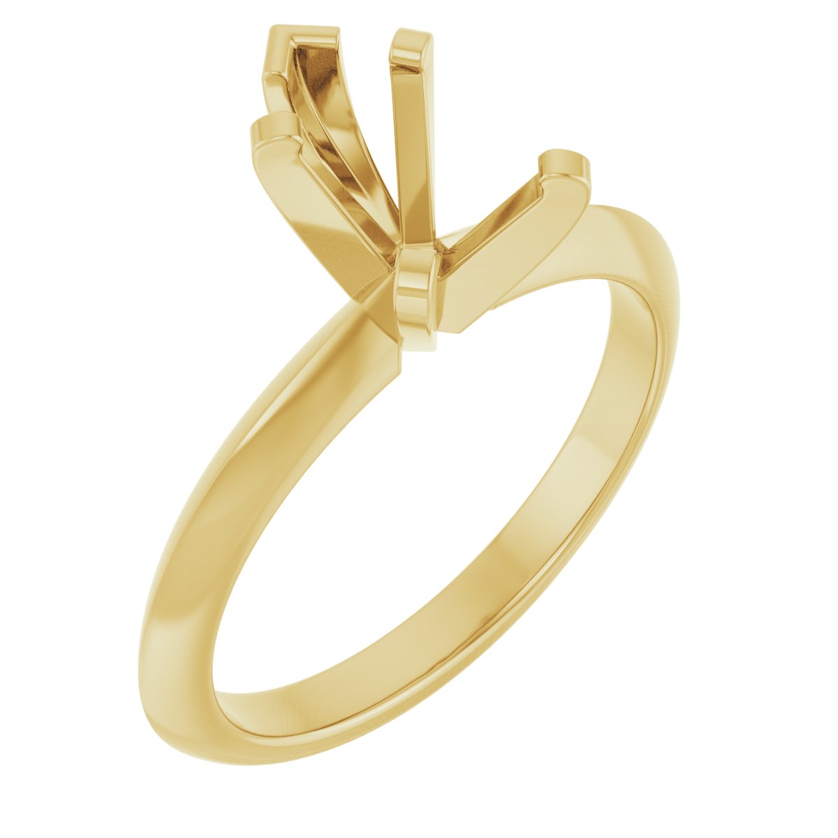 Knife-Edge Engagement Ring