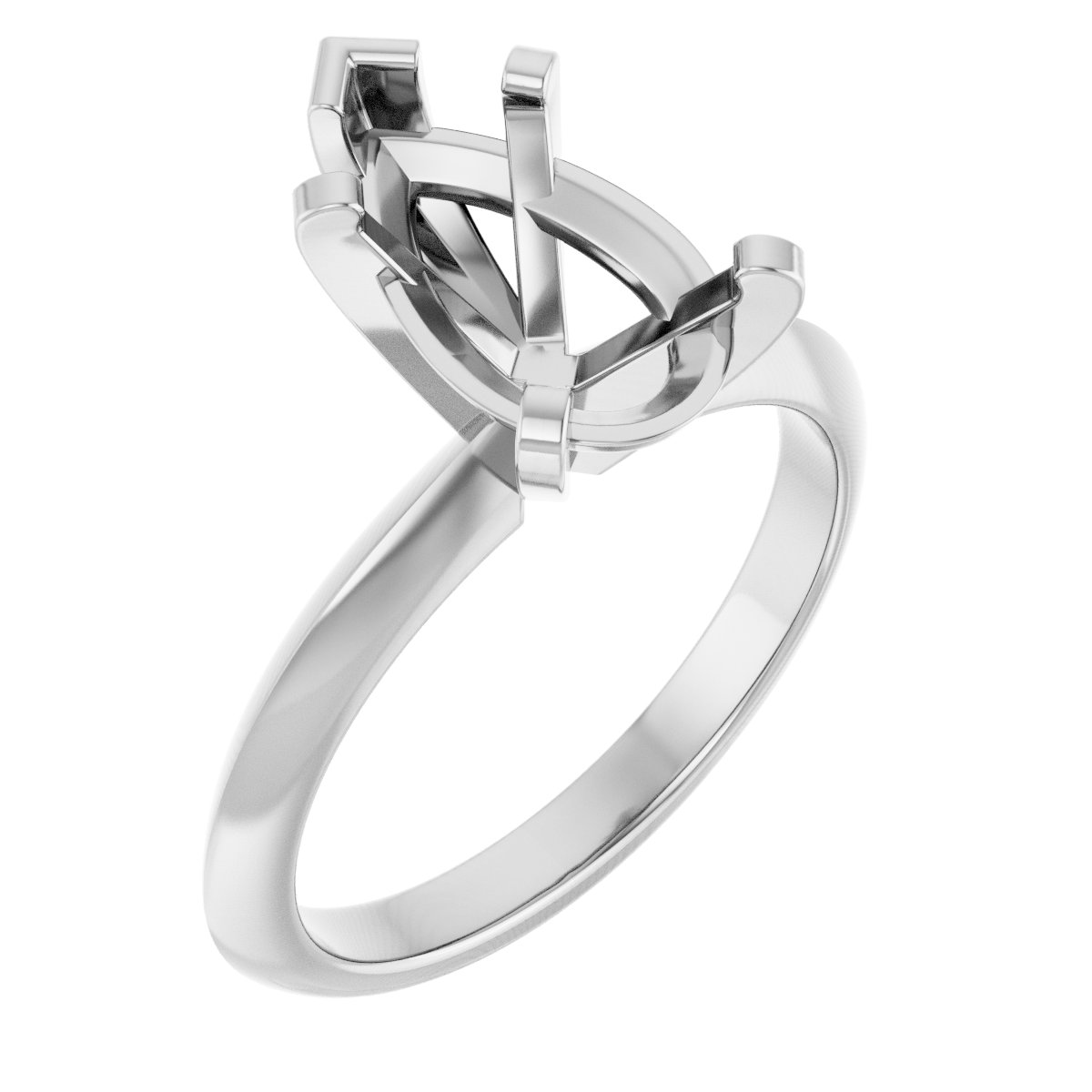 Knife-Edge Engagement Ring