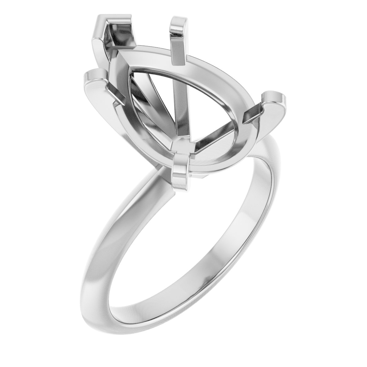 Knife-Edge Engagement Ring
