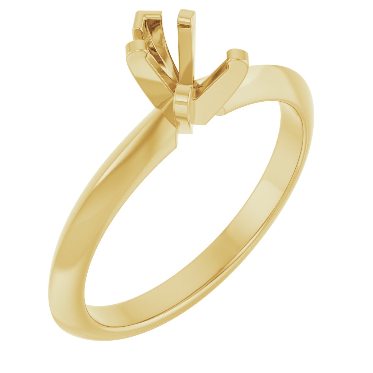 Knife-Edge Engagement Ring