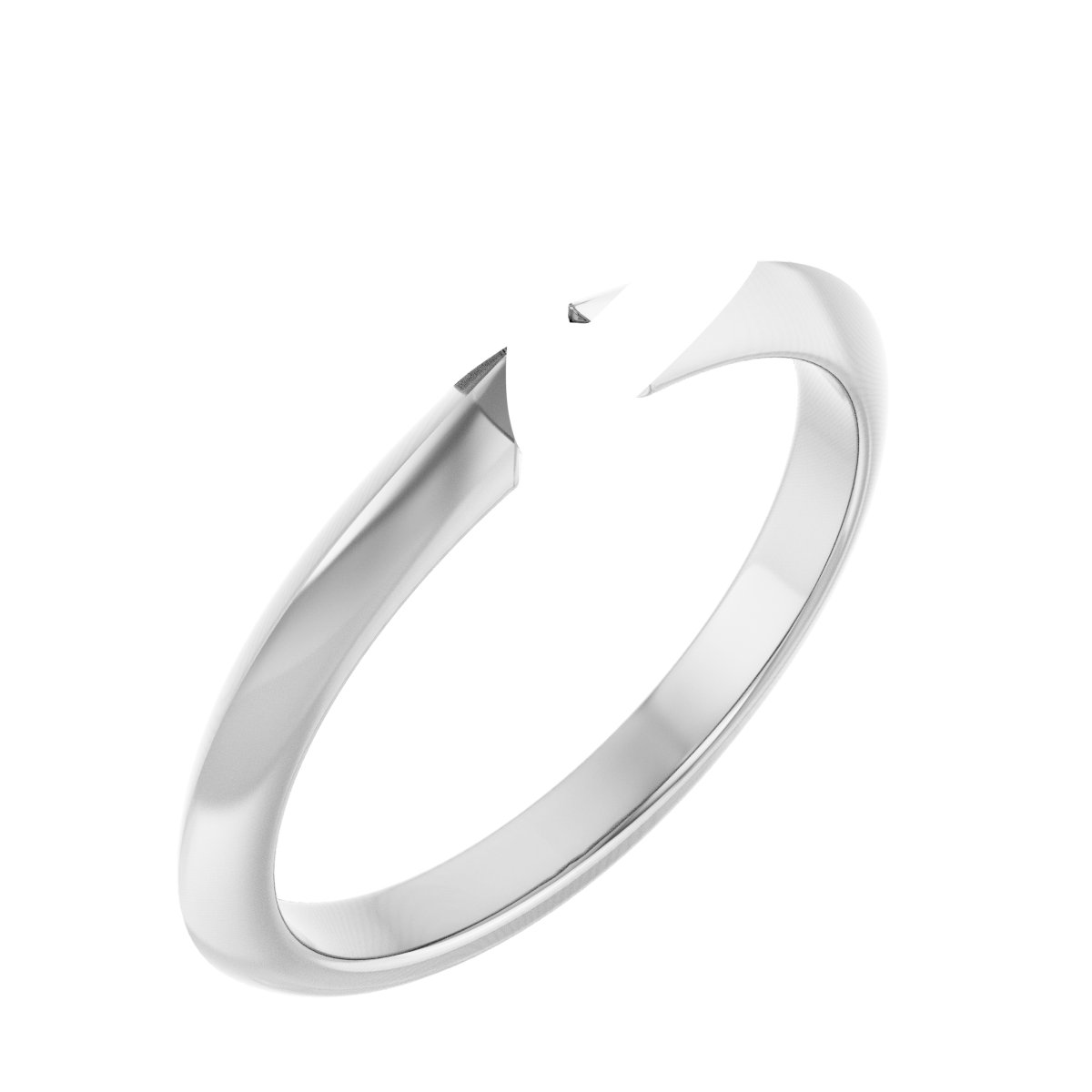 Knife-Edge Engagement Ring