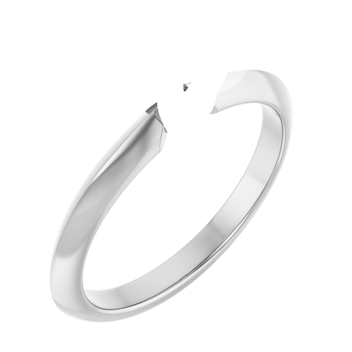 Knife-Edge Engagement Ring