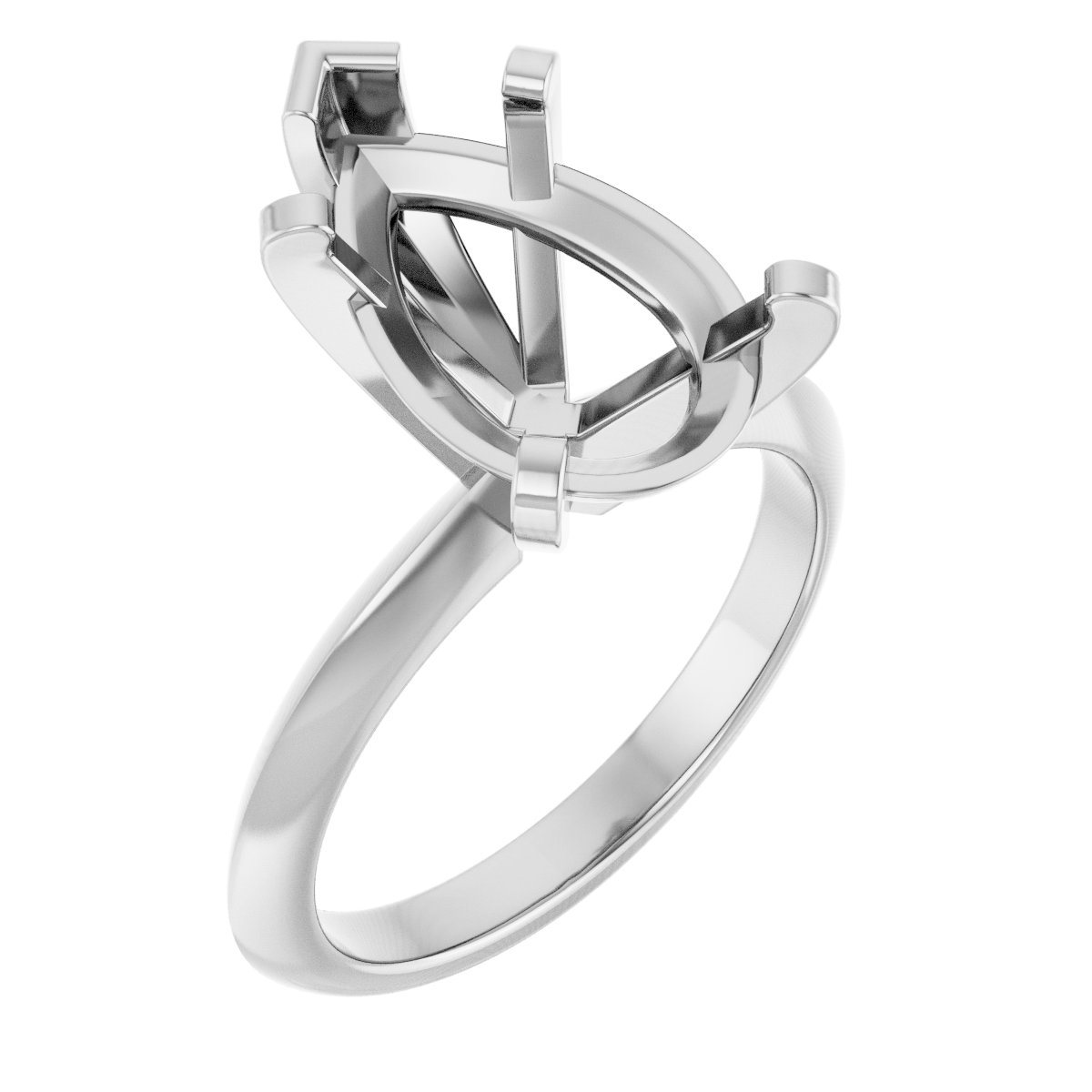 Knife-Edge Engagement Ring