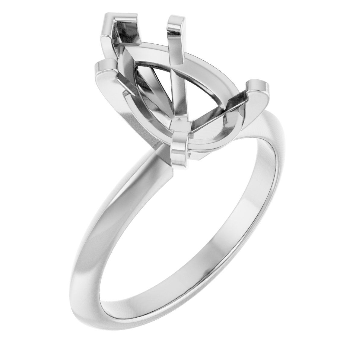 Knife-Edge Engagement Ring
