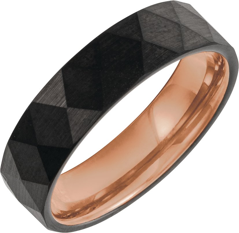 Geometric Faceted Comfort-Fit Band