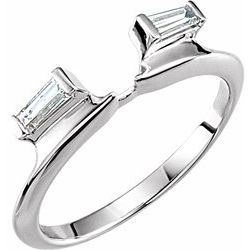 Diamond Accented Ring Wrap alebo neosadený