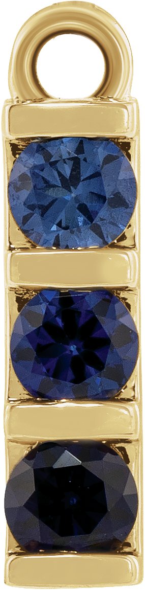 Three-Stone Bar Dangle