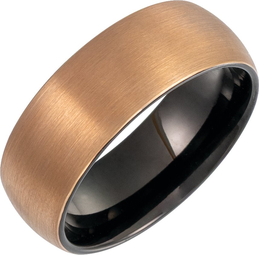Comfort-Fit Half Round Band