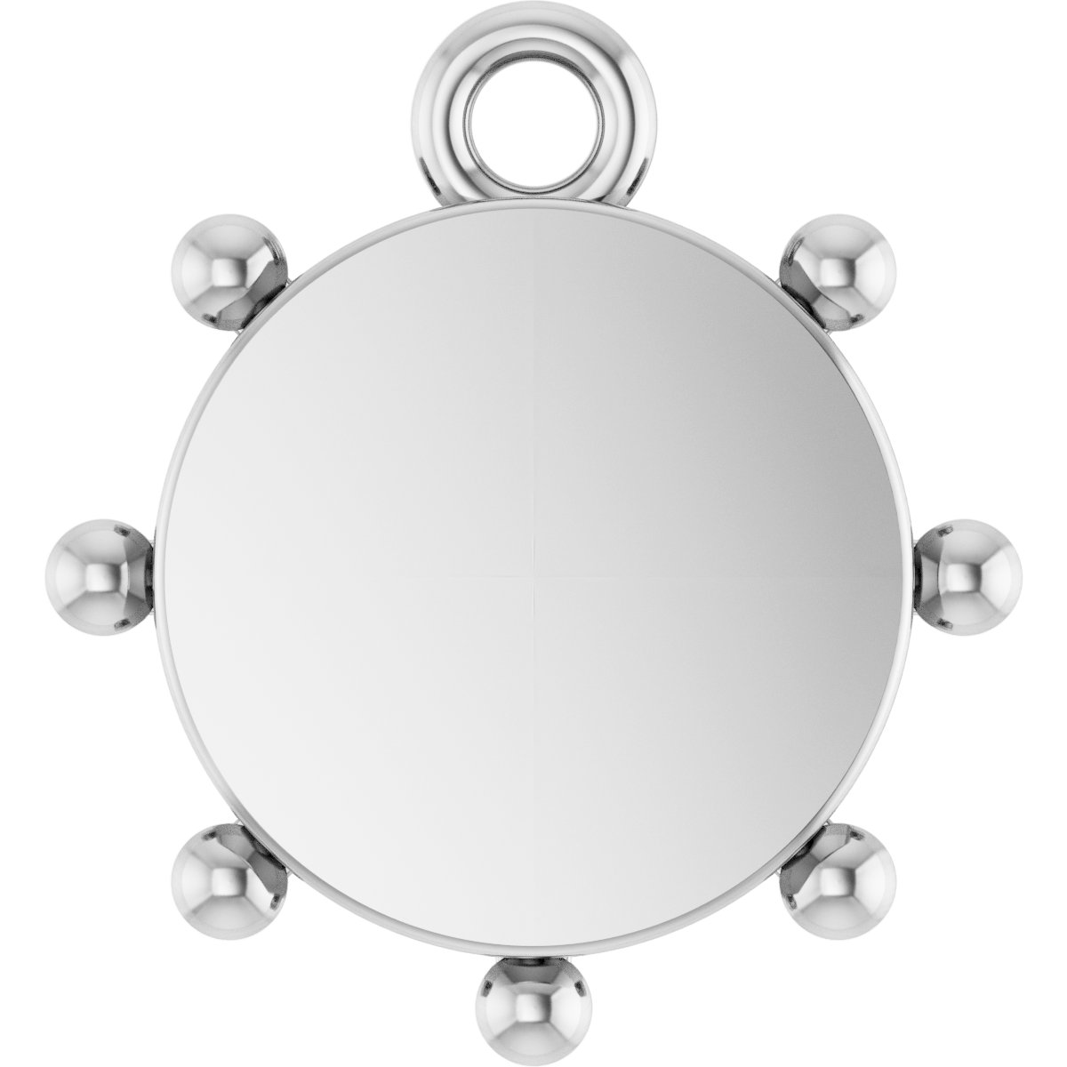 Engravable Beaded Dangle