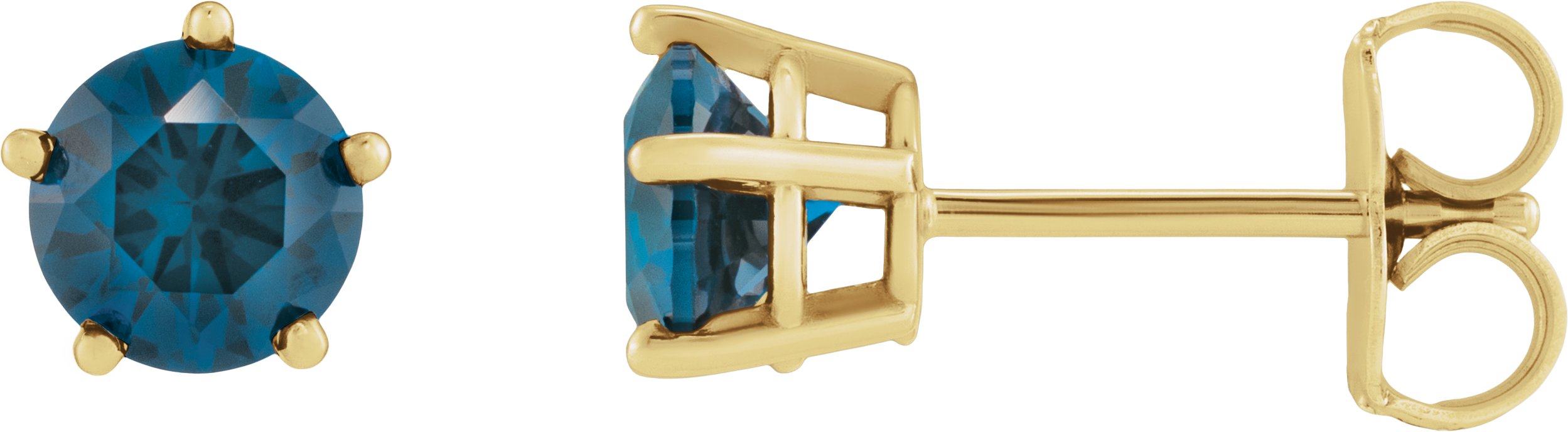 Solitaire Stud Earrings