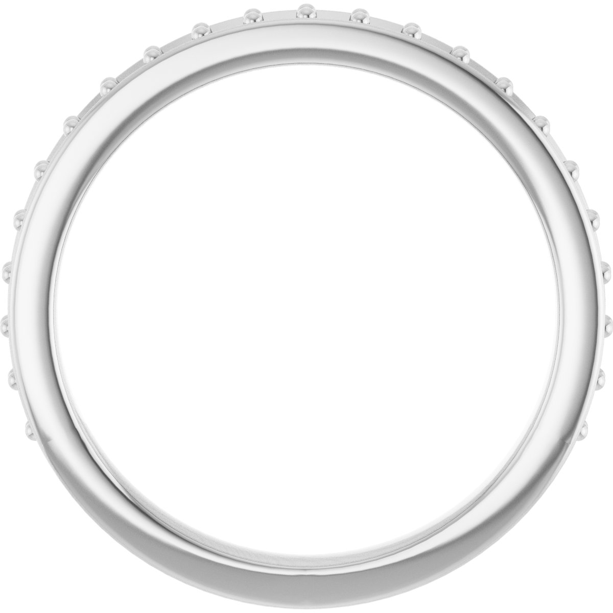 Band Mounting for 5x3.5 mm Oval Ring view 2