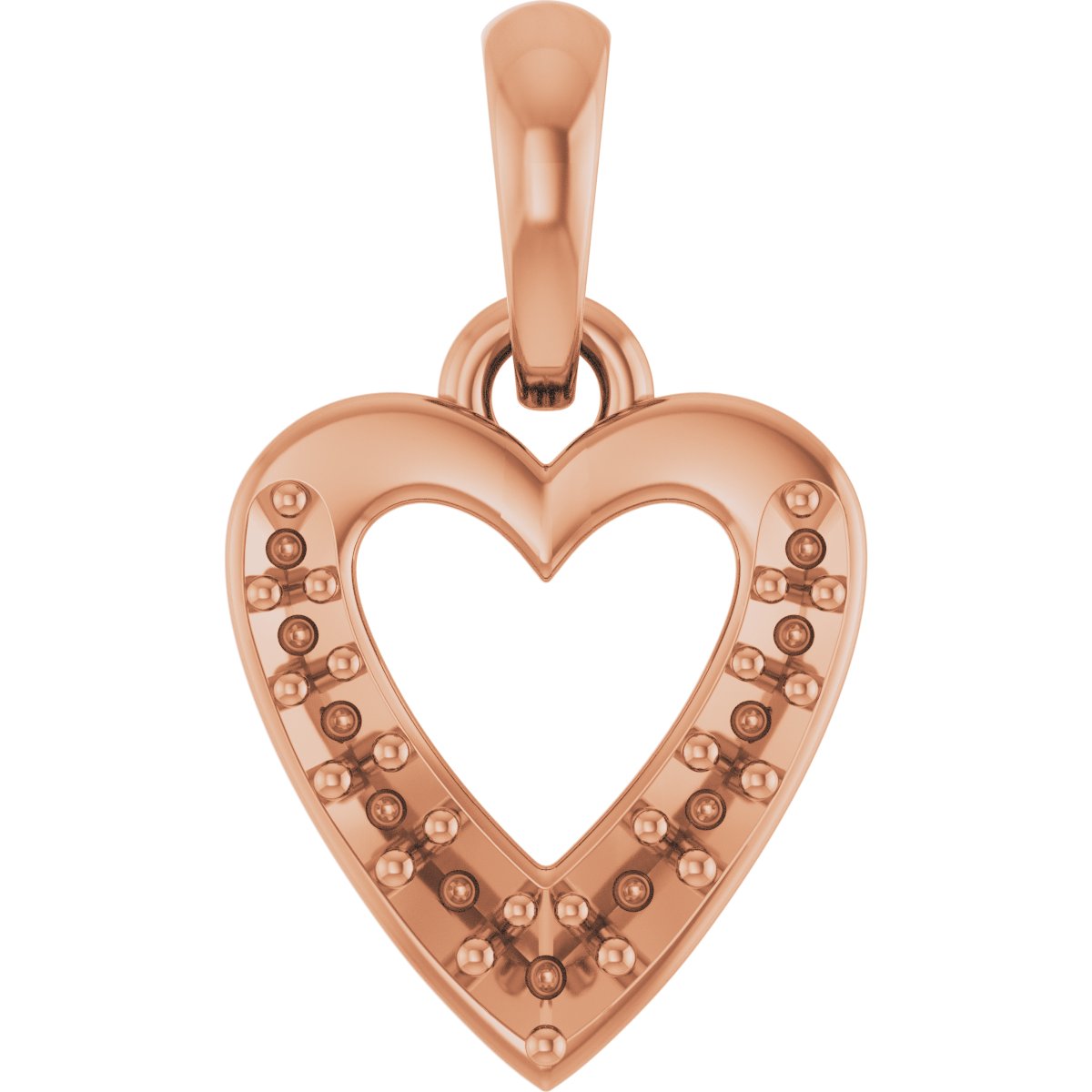 Accented Heart Charm/Pendant
