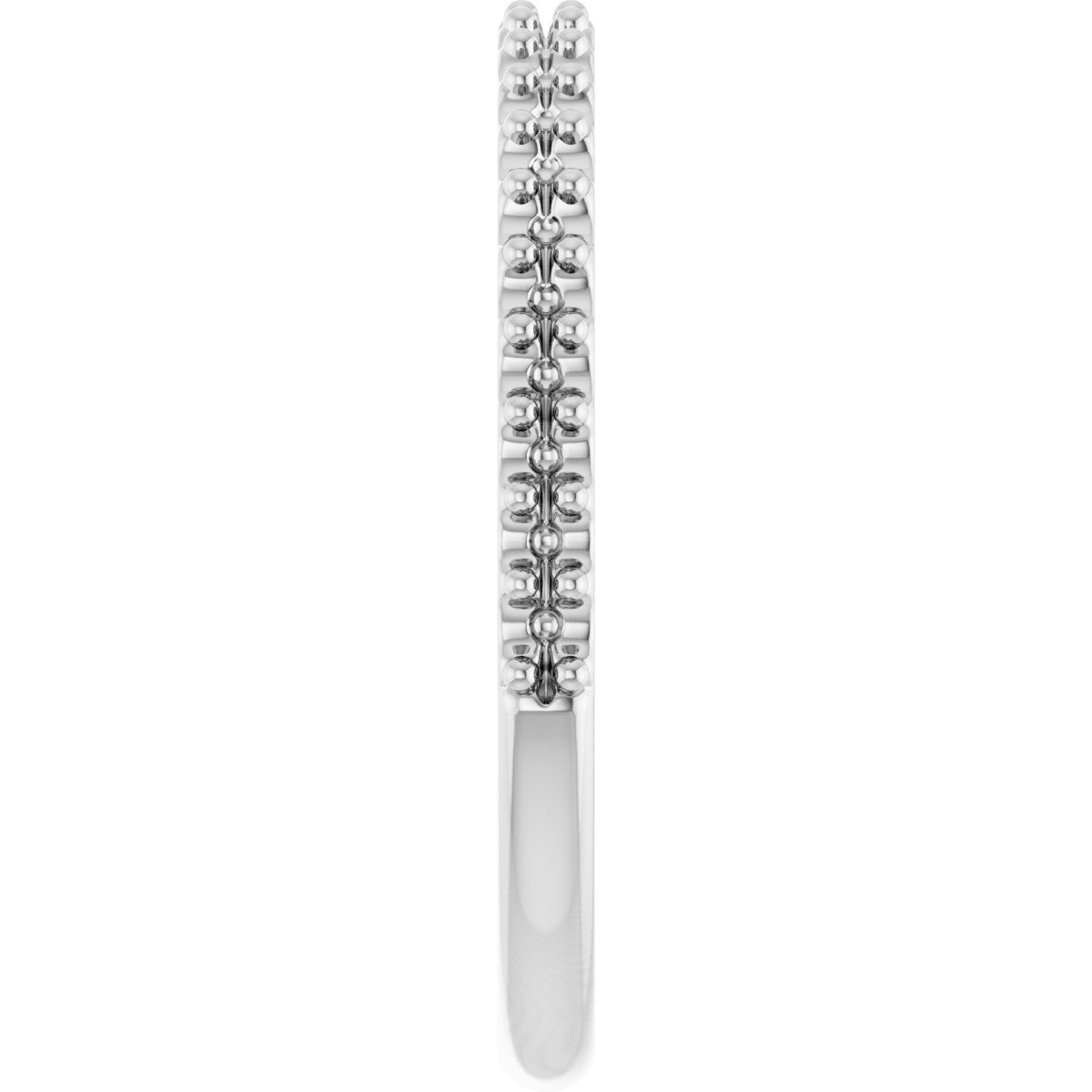 Band Mounting for 6x4 mm Pear Ring view 4