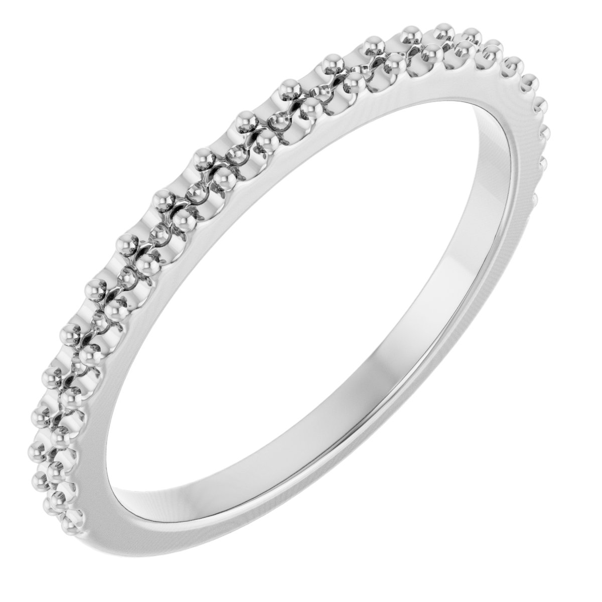 Band Mounting for 6x4 mm Pear Ring