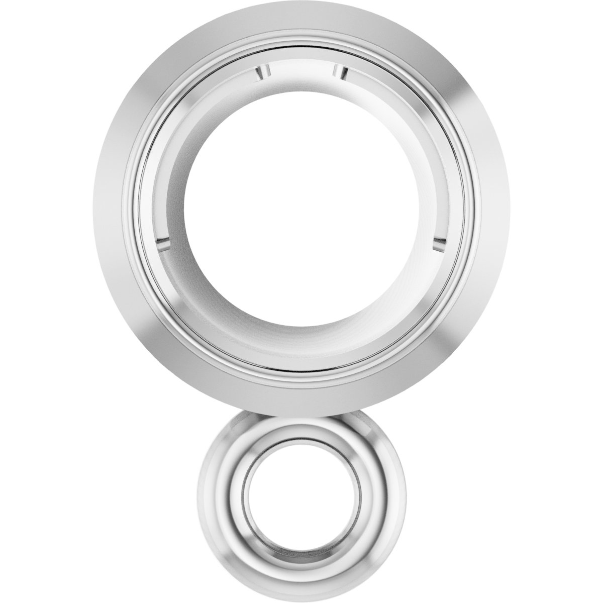 Bezel-Set Lightweight Slide Bail