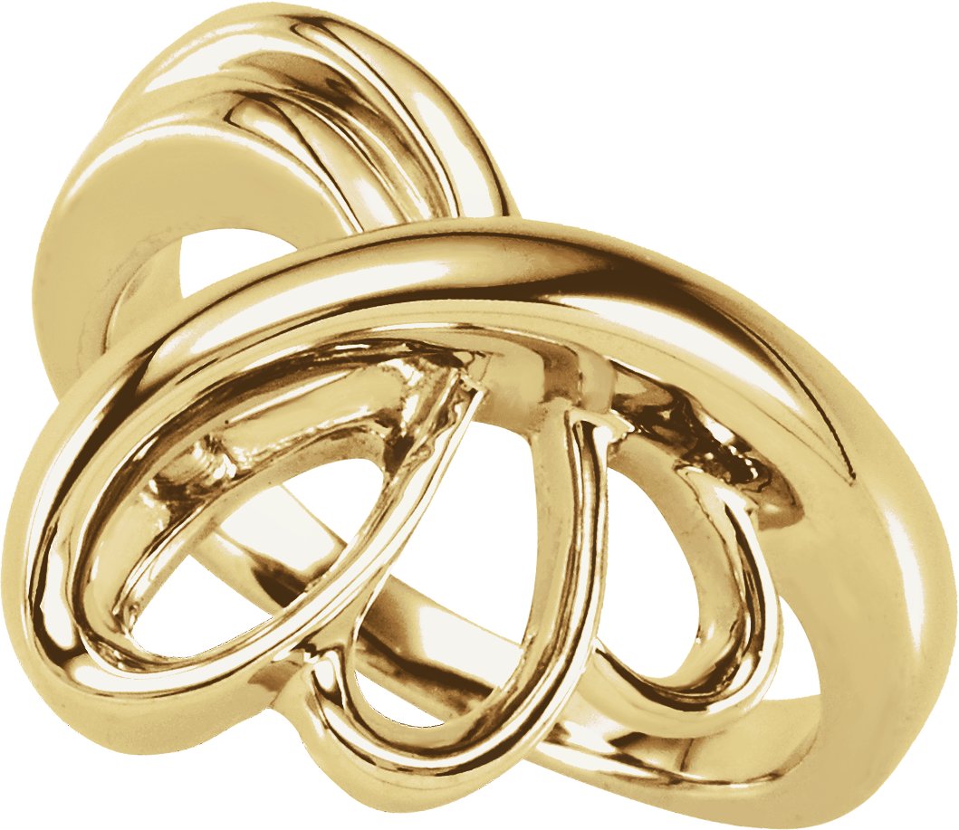 14K Yellow Metal Fashion Ring