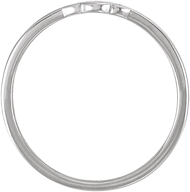 Oval Youth Cross Signet Ring view 2