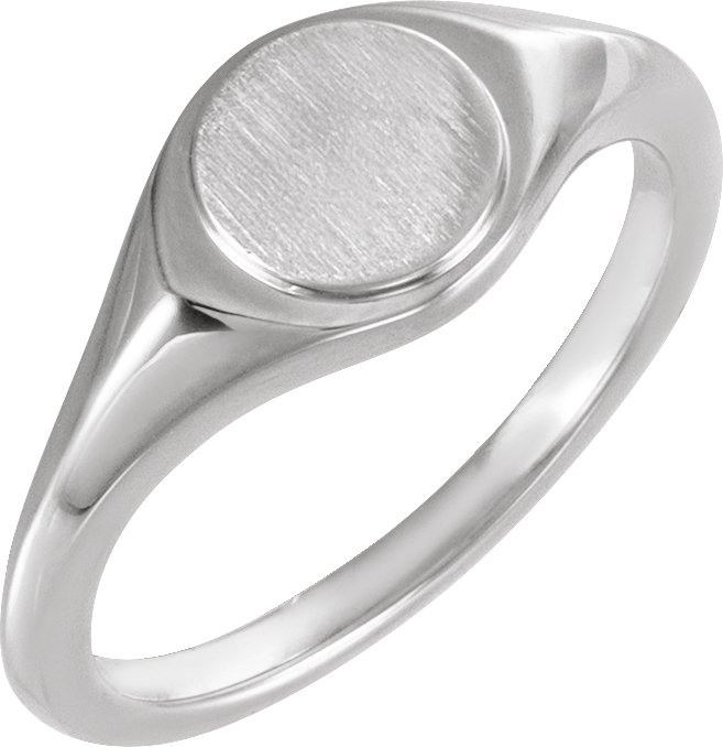 Round Signet Ring