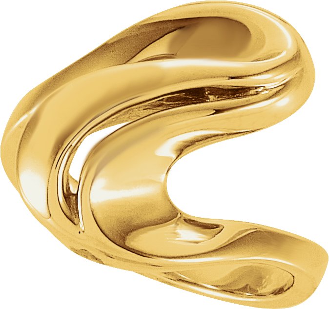 14K Yellow Freeform Ring