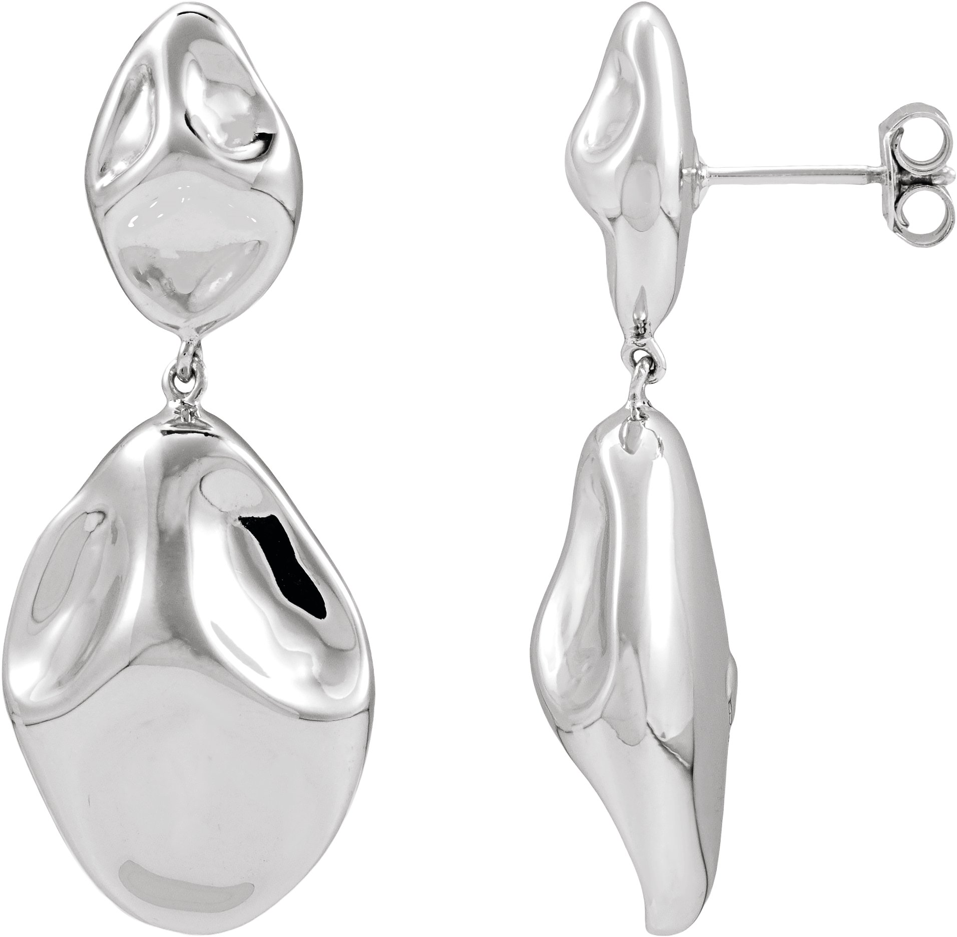 Electroform Drop Earrings