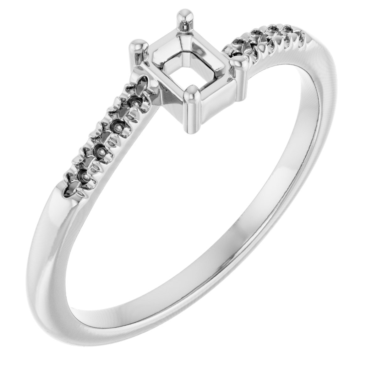 Accented Bypass Ring