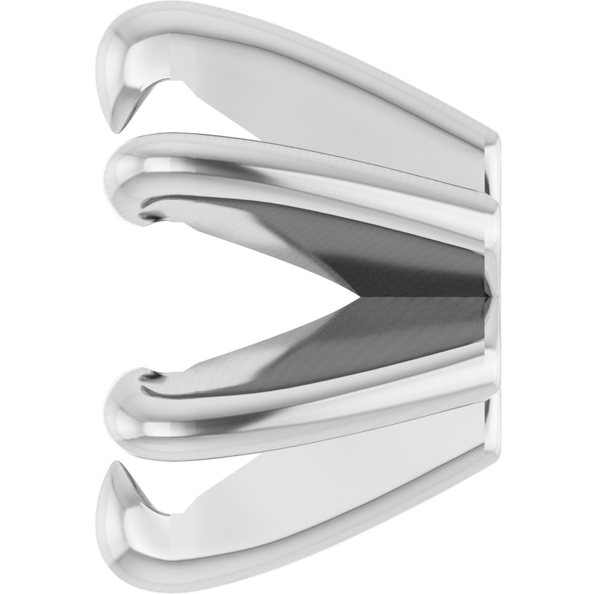 Round 6-Prong Claw Low Earring Setting