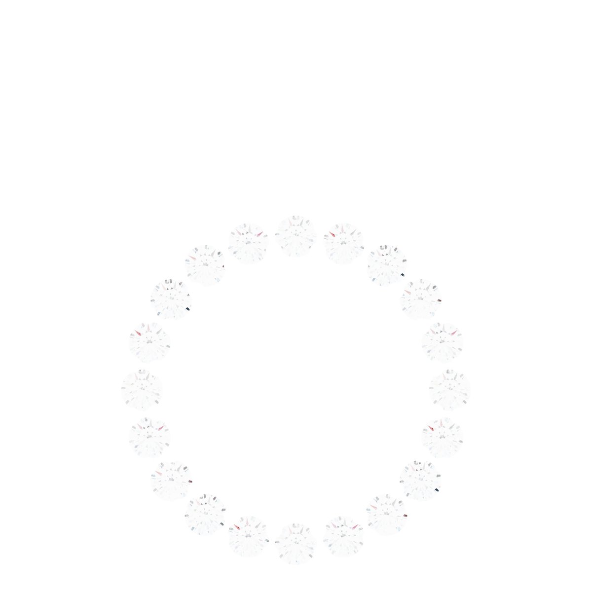Claw-Prong Halo-Style Charm/Pendant