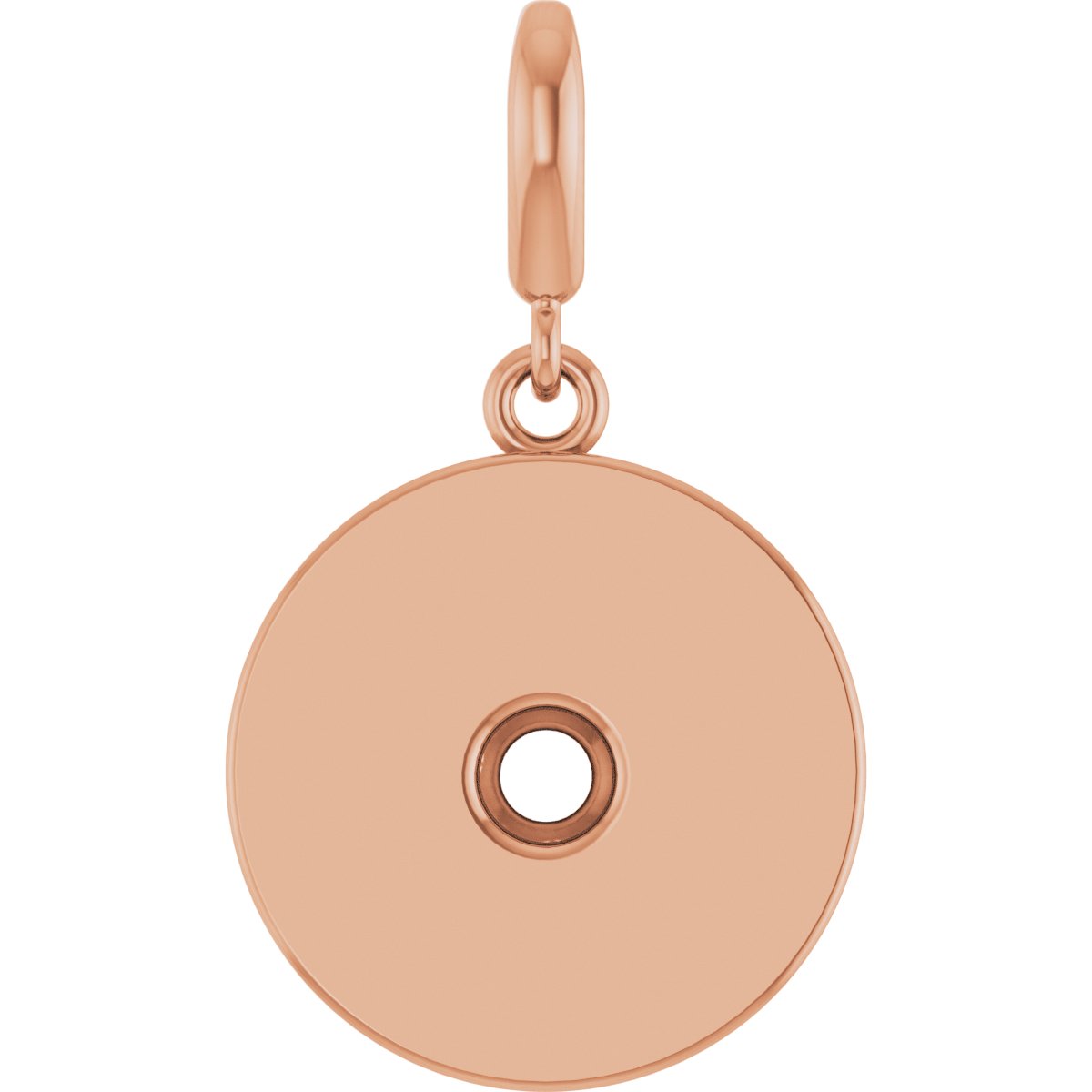 Accented Disc Charm/Pendant