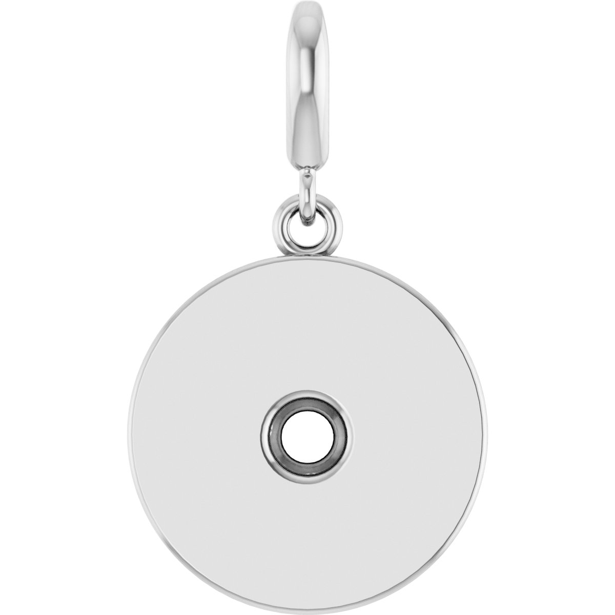 Accented Disc Charm/Pendant