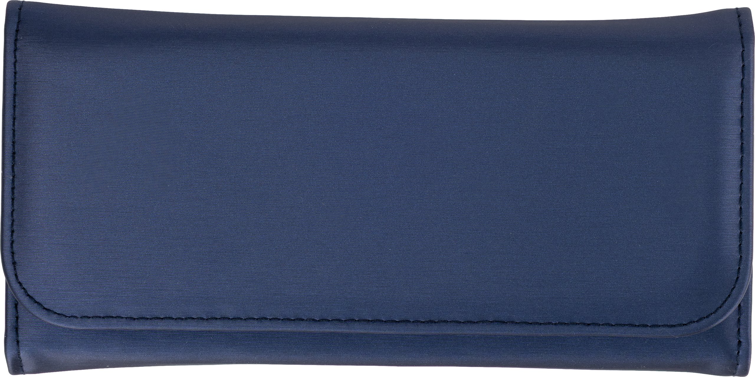Leatherette Travel Case with Snap Closure