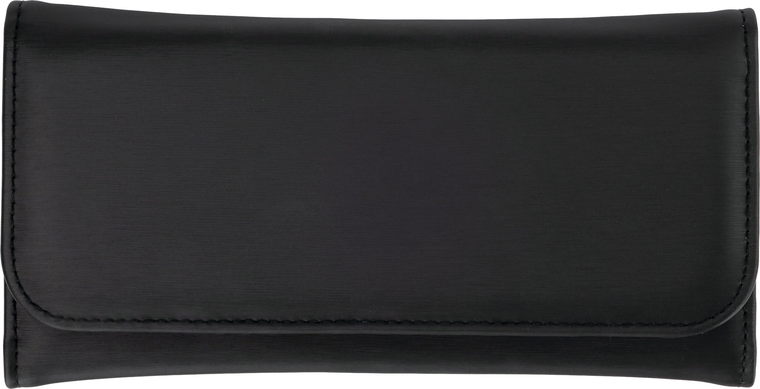 Leatherette Travel Case with Snap Closure