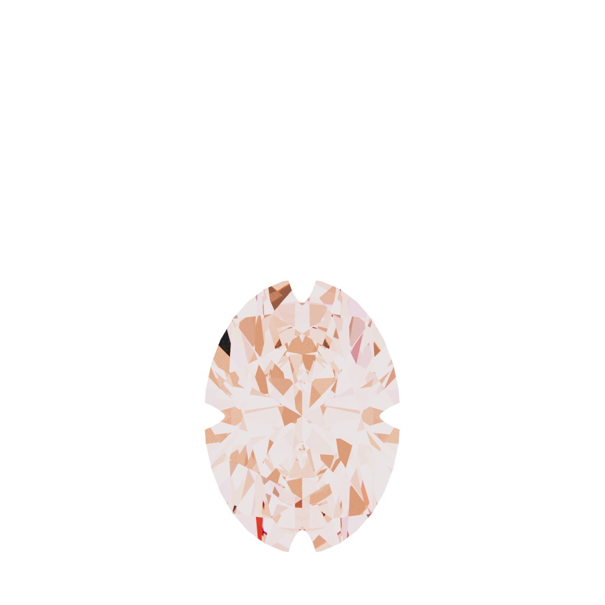 Oval Claw-Prong Bezel-Style Charm/Pendant